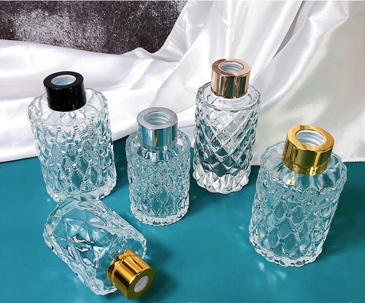 Home Decoration Glass Perfume Bottle Aroma Reed Diffuser