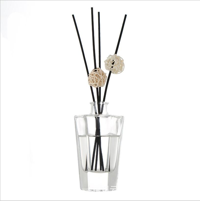 Wholesale Luxury Clear Empty Hexagonal Perfume Reed Diffuser Glass Bottle