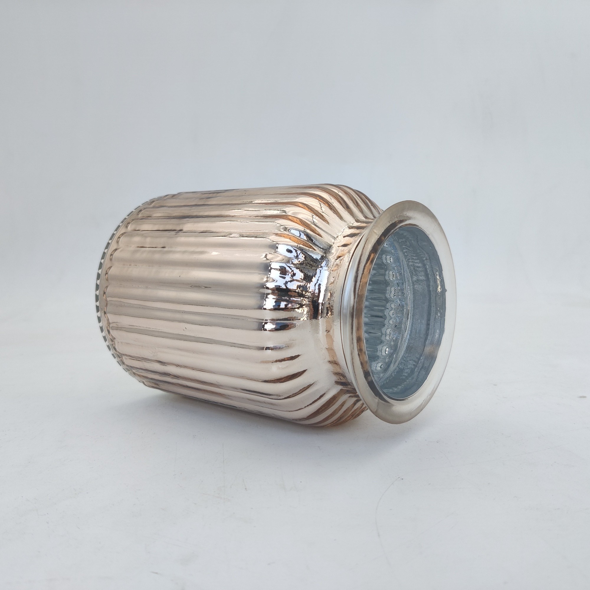 2021 Popular Luxury Electroplate Candle Jars Glode