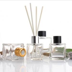 50ml Square Glass Home Perfume Diffuser Bottle for Home Decor