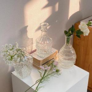 American Clear Glass Vase Dried Flower Home Decoration Ornaments Vase