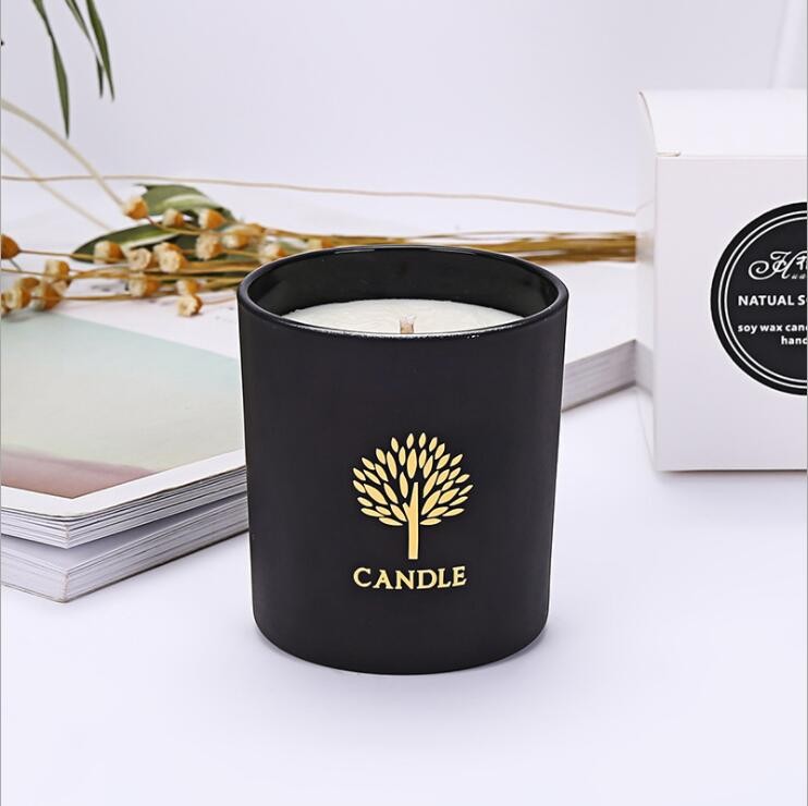 Aromatic Soy Wax Scented Candle with Glass Jar for Wedding Ceremonies