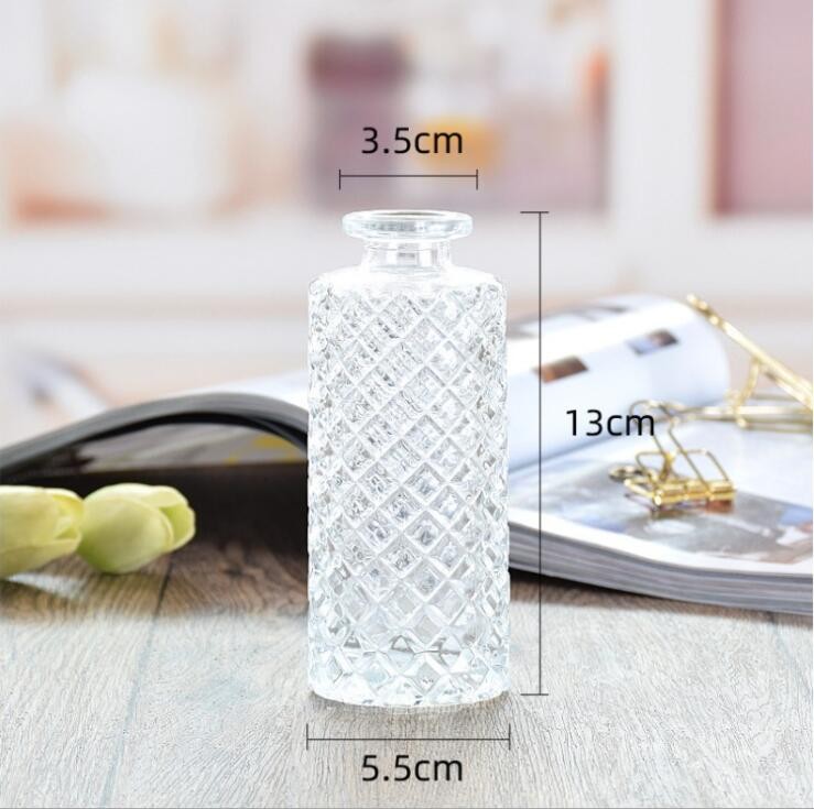 Beautiful Clear Empty Aroma Reed Diffuser Bottle Glass Reed Diffuser Perfume Bottles