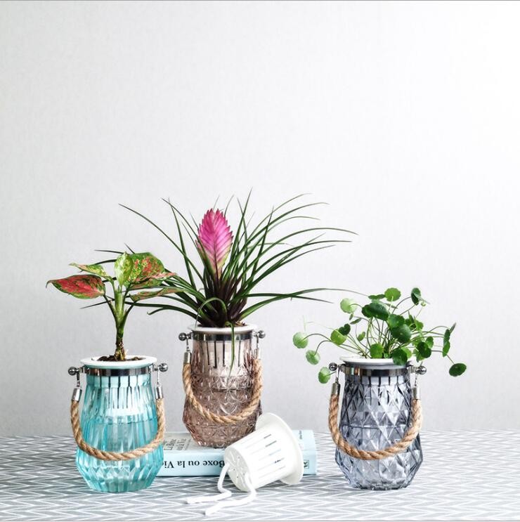 Best Sale Pineapple Shape Glass Vase Customized Color Glass Vase