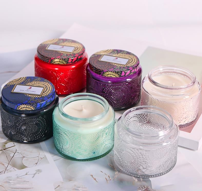 Best Selling Luxury Glass Candle Jar for Candle Making