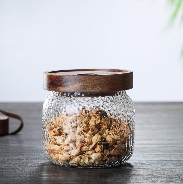 Borosilicate Glass Airtight Container Glass Food for Honey Cookie Storage Jar