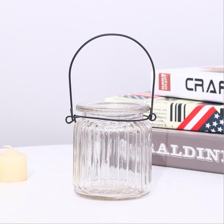 Cheap Clear Hanging Tealight Glass Candle Holder