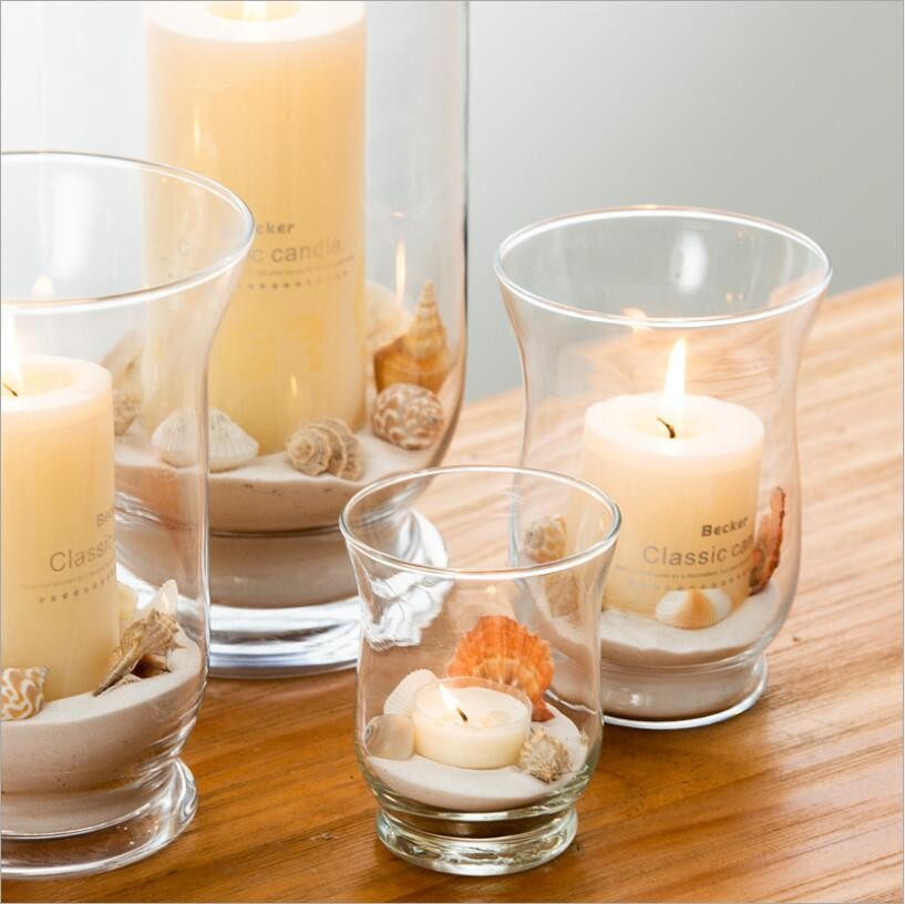 China Factory High Quality Candle Containers Empty Glass Candle Jars Wholesale