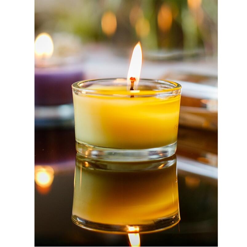 Custom Glass Transparent Candle Cup Small Candle Cup Jar