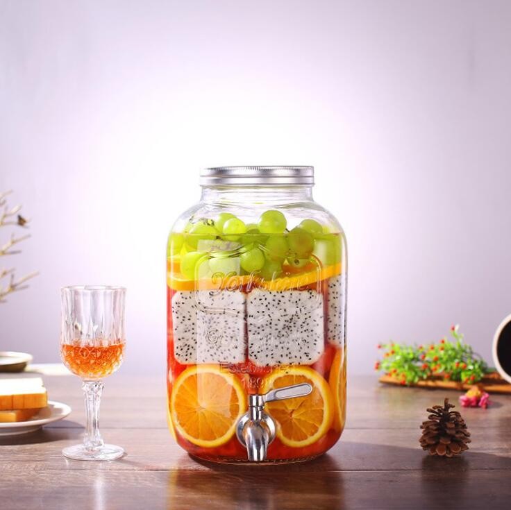 Customized Spraying Color Clear Square Commercial Beverage Dispenser