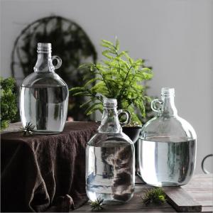 Decorative Glass Bottles Large Flower Vases Centerpiece for Table Decor