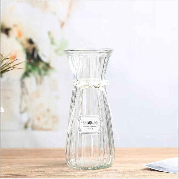 Elegant Hyacinth Glass Vase Colorful Glass Vase Tabletop Glass Vase for Wedding and Home Decor