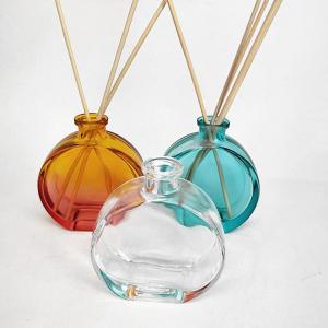 Empty Home Decorative Perfume Aroma Glass Reed Diffuser Bottle Colored Diffuser Bottle