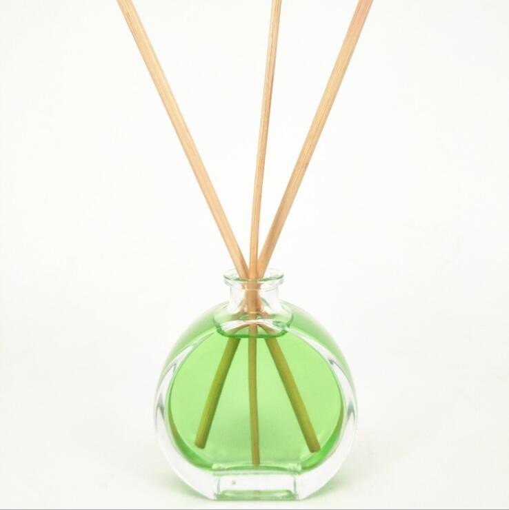 Empty Home Decorative Perfume Aroma Glass Reed Diffuser Bottle Colored Diffuser Bottle