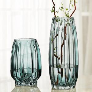 Europe Standard Modern Crystal Glass Vase for Home Decor Office Decor