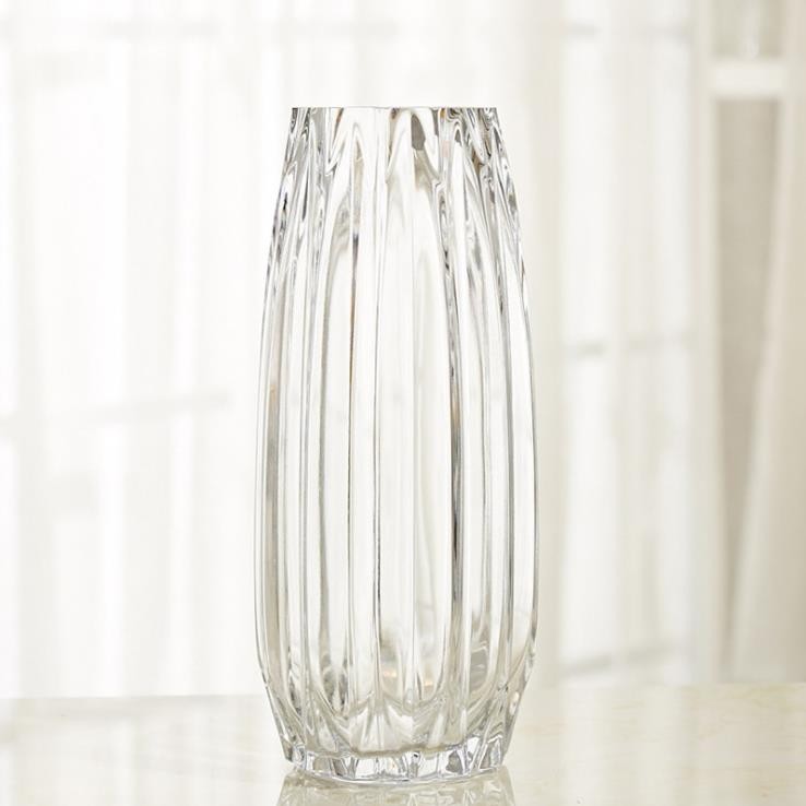 Europe Standard Modern Crystal Glass Vase for Home Decor Office Decor
