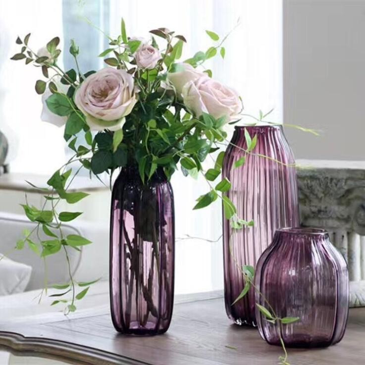 European Creative Glass Vase Flower Decoration Small Glass Vase Manufacturer Wholesale