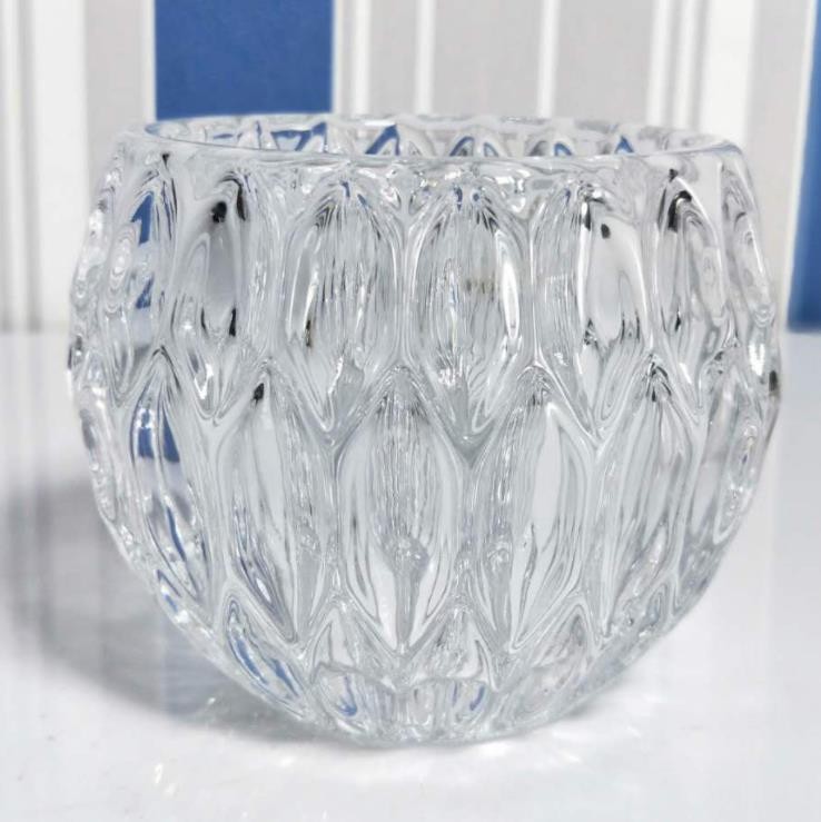 Factory Wholesale Clear Glass Vases for Home Decoration