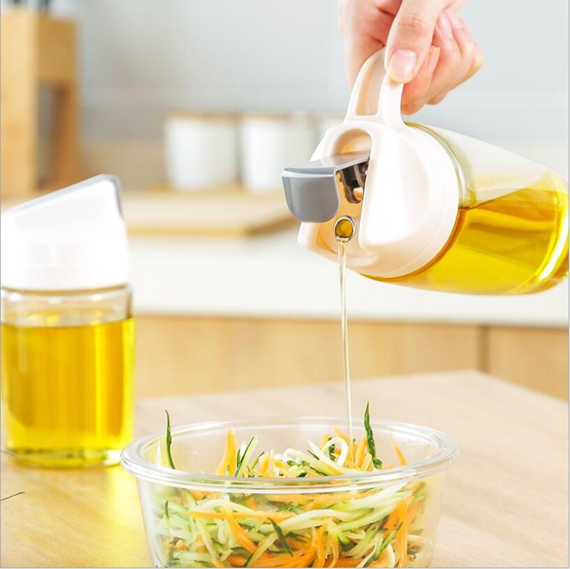 Food Grade Glass Spice Bottle Kitchen Lecythus Glass Oil Spice Jar Oil Bottle