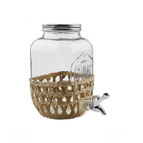 Glass beverage dispenser made in china 