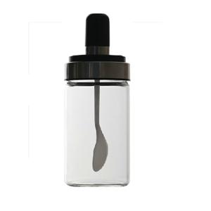 Glass Spice JarHigh Quality Glass Spice Jar With Spoon