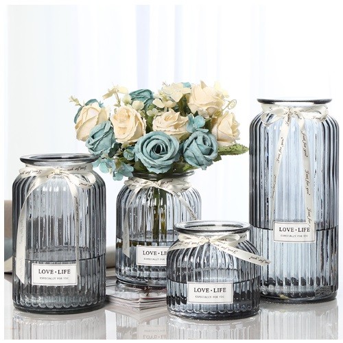 Hot sale glass vase for home decoration wholesale
