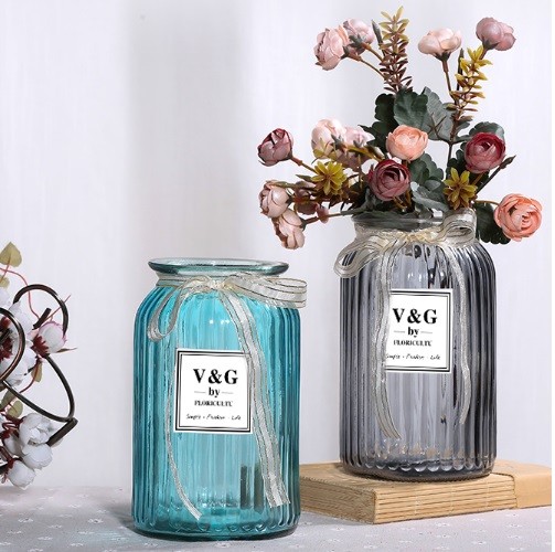 Hot sale glass vase for home decoration wholesale