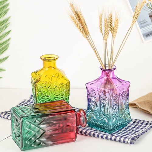 High quantity glass vase for home decoration