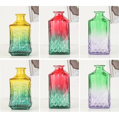 High quantity glass vase for home decoration