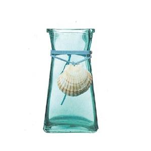 Wholesale Brilliant Glass Vase Crystal Table Decoration Creative Wedding Party Flower Vase With Shell