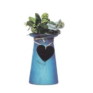New Design Good Quality Flower Glass Vase With Heart Decor