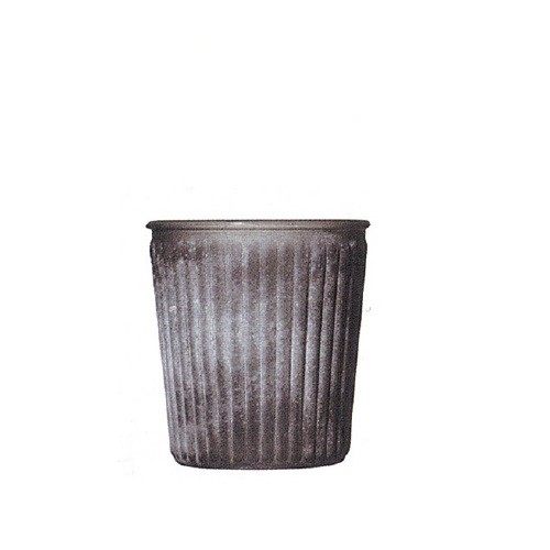 Home Garden Cylinder Modern Gray Decor Glass Flower Pot