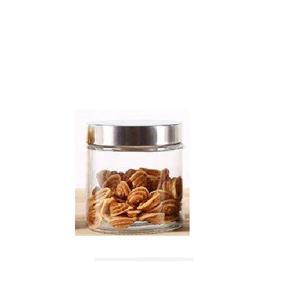 high quantity glass storage jar with lid 