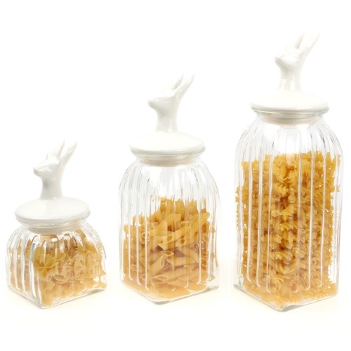 Hot Sale Food Grade Heat Resistant Cylinder Borosilicate Glass Storage Jar With Cork Lid