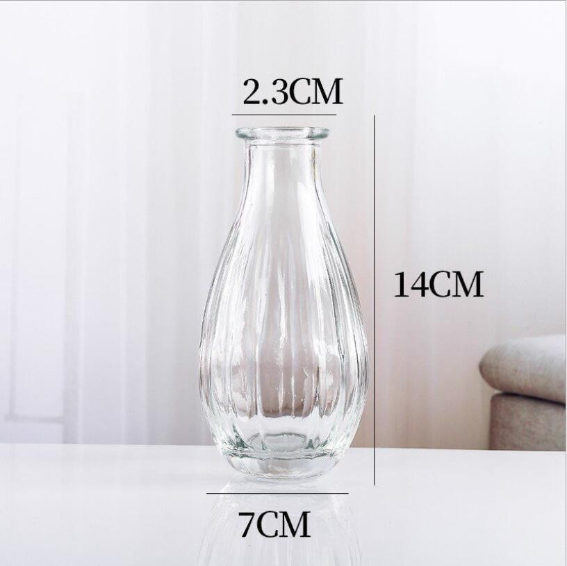 High Quality Tabletop Little Flower Glass Vase Flower Vase for Home Decor