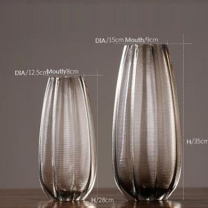 High Quantity Hand Made Colorful Table Glass Vase for Home and Garden Decoration