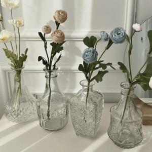 Home Decor Vases Handicraft Flower Murano Art Hand Blown Glass Vase