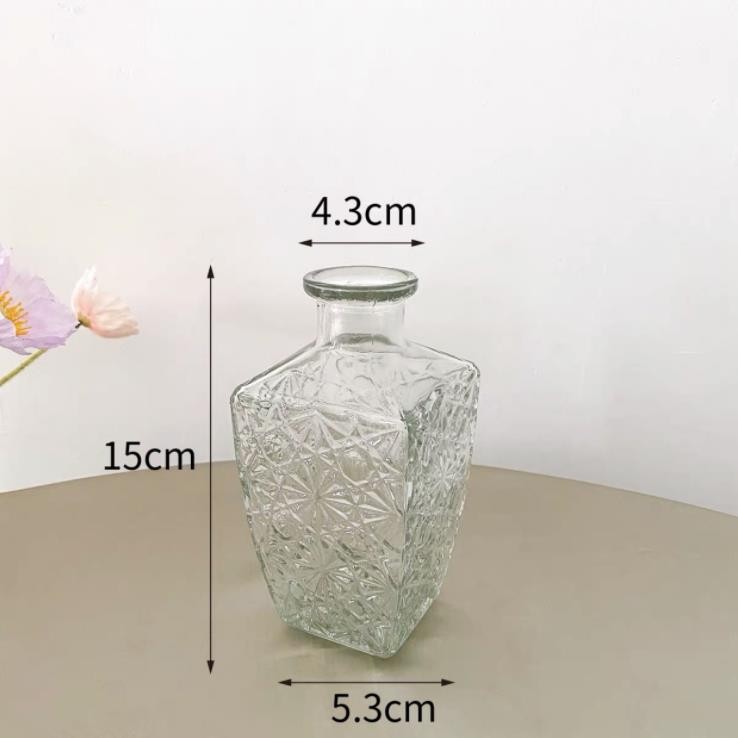 Home Decor Vases Handicraft Flower Murano Art Hand Blown Glass Vase