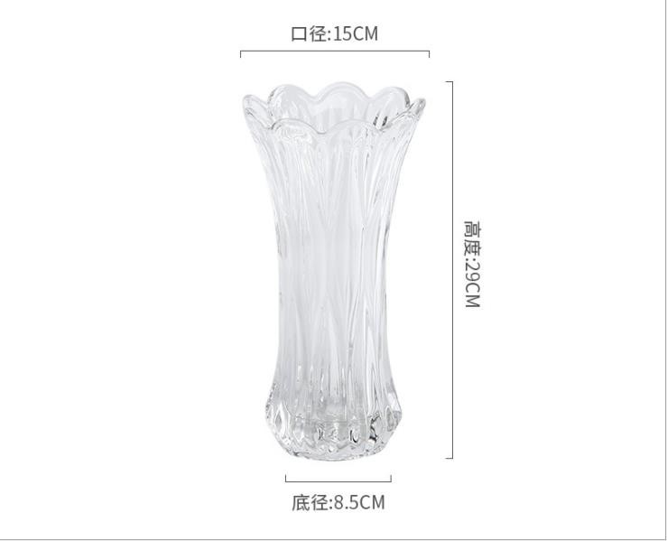 Home Decoration Modern Wedding Gift Customized Colored Glass Vases