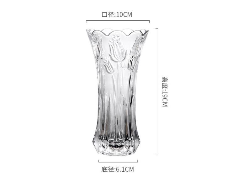 Home Decoration Modern Wedding Gift Customized Colored Glass Vases