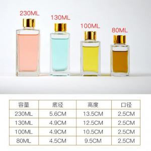 Home Decorative Glass Bottle Glass Perfume Diffuser Natural Reed Sticks