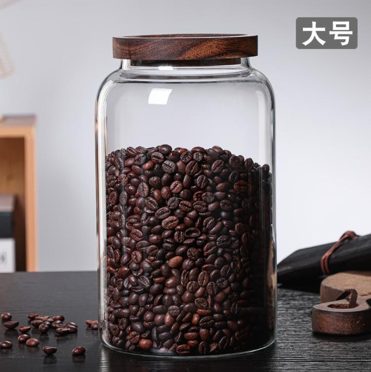  Hot Sale Borosilicate Glass Food Storage Jar with Cork Lid