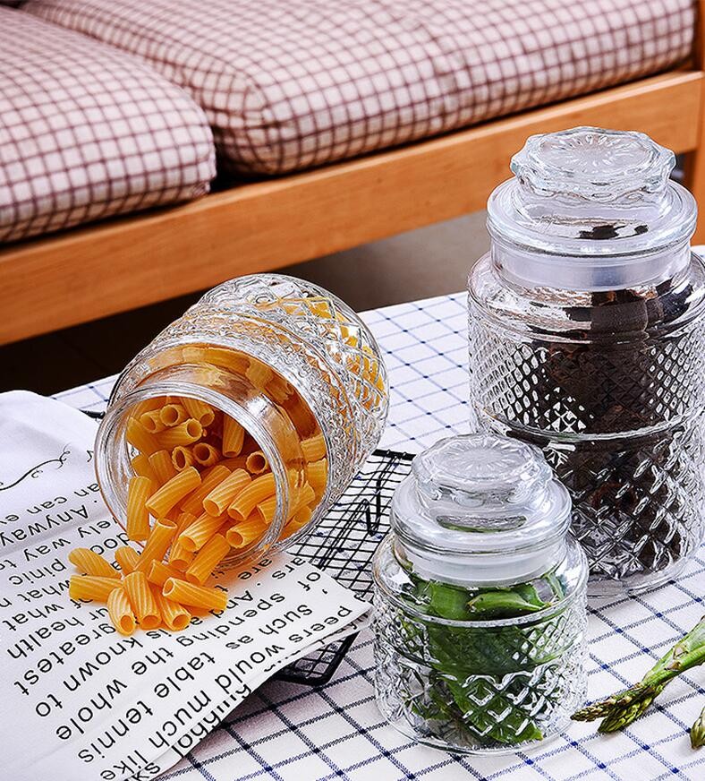 Housewares Borosilicate Glass Material Storage Bottles Jars