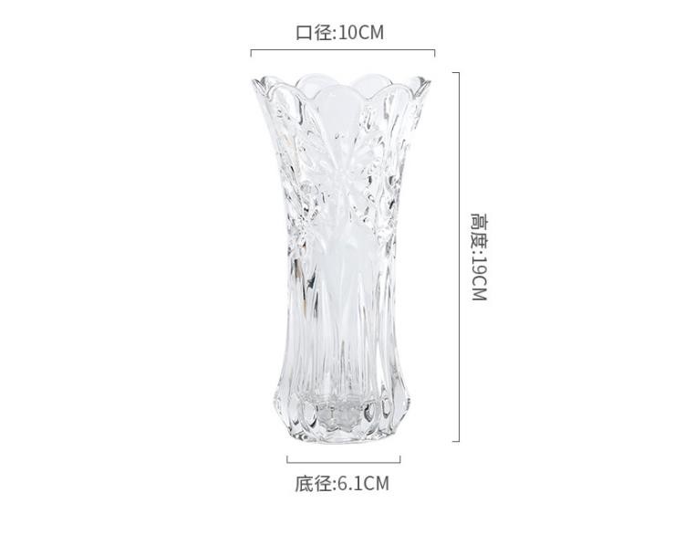 Luxurious Colour Flower Glass Vase for Wedding Party House Decor