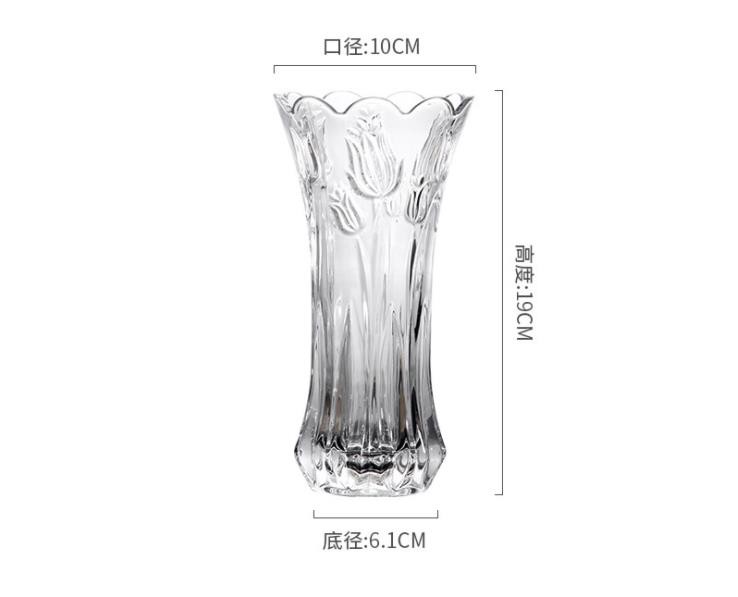 Luxurious Colour Flower Glass Vase for Wedding Party House Decor