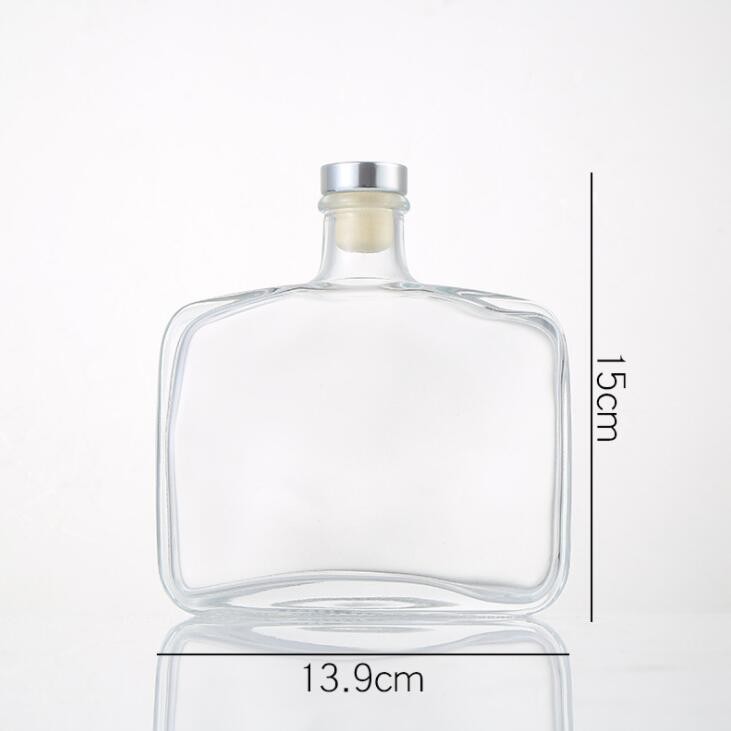 Manufacturer Clear Empty Reed Glass Reed Diffuser Perfume Bottles with Cork