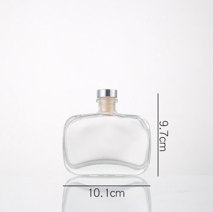 Manufacturer Clear Empty Reed Glass Reed Diffuser Perfume Bottles with Cork