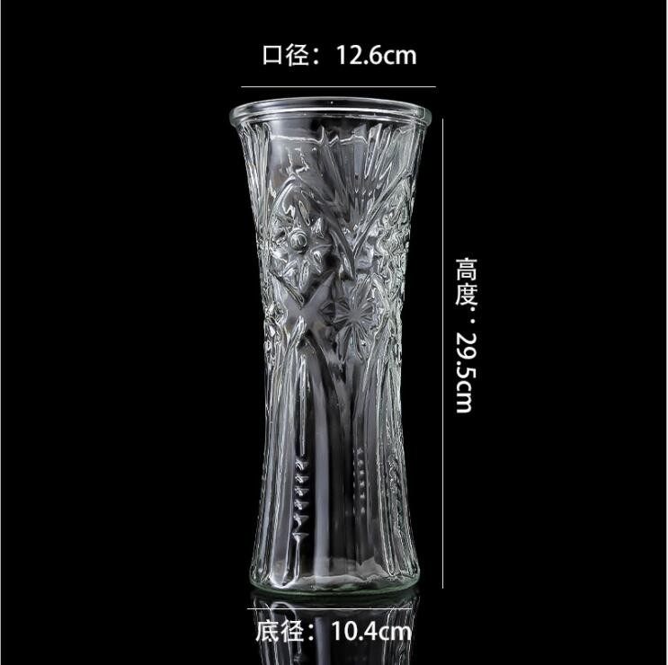 New Design Luxury Flower Glass Vase for Home Decoration
