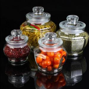 New Wide Mouth Kitchen Stprage Glass Jar with Lid