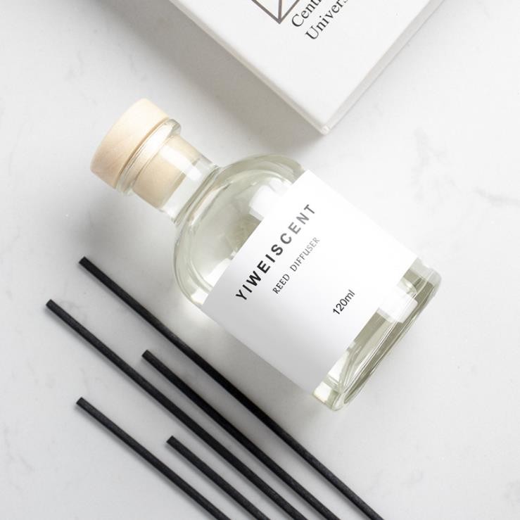Nordic Luxury New Design Empty Glass Reed Diffuser Essential Oil Bottles